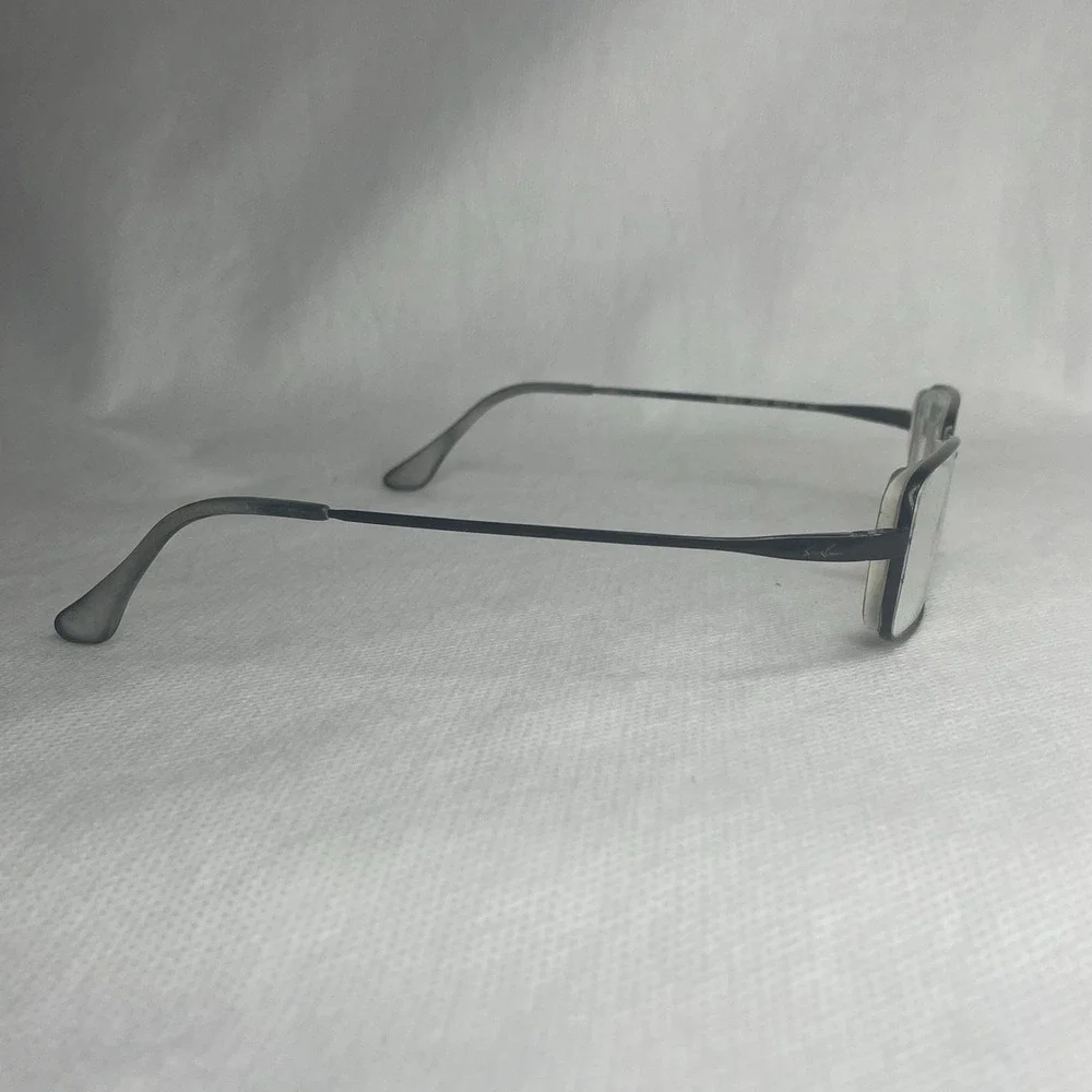 Ray Ban Titanium Rectangle Metal Wrap Eyeglasses Frame ONLY RB-8610 52[]18-140